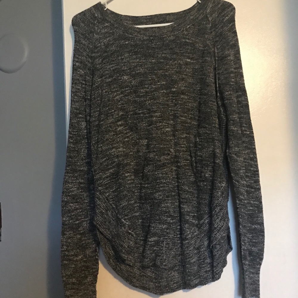 Heather grey sweater